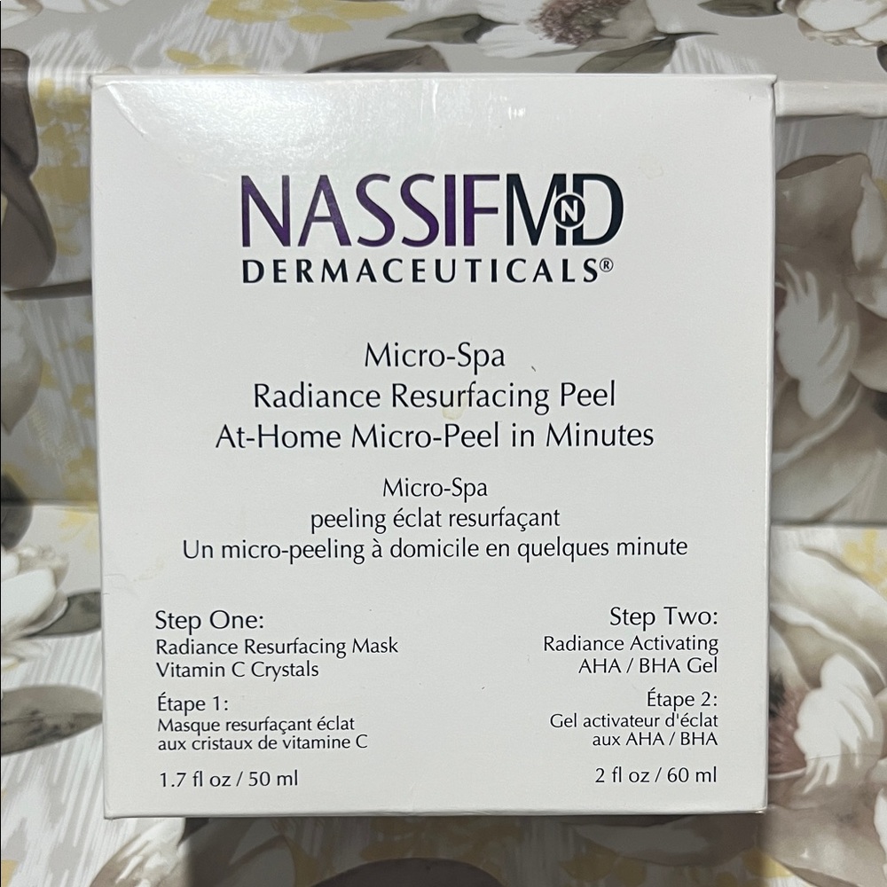 NASSIFMD Dermaceuticals Micro-Spa Radiance at home Resurfacing Peel ✨NIB/SEALED✨